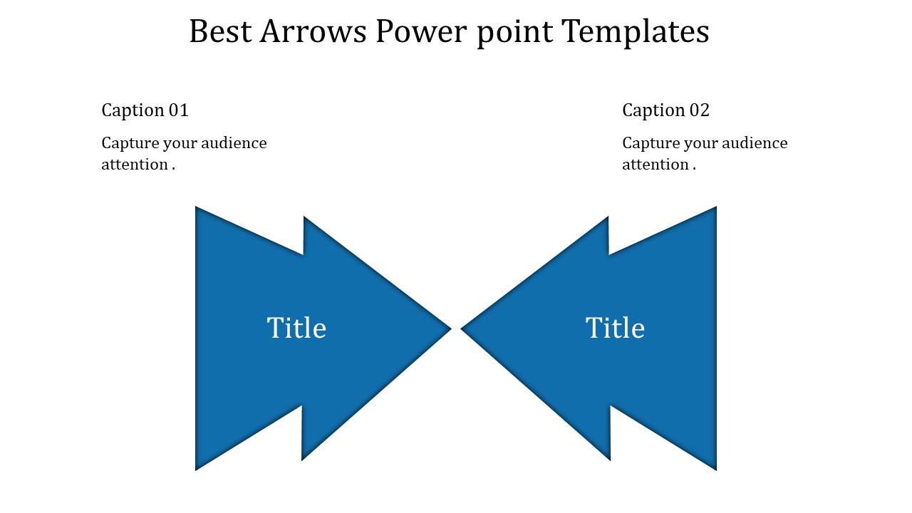 Focused Arrows PowerPoint Template and Google Slides